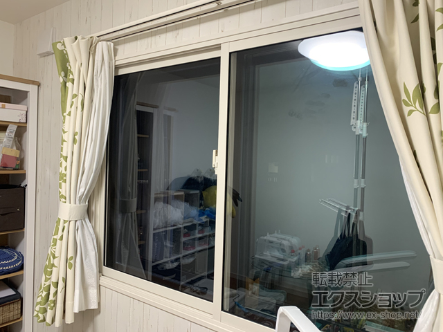 千葉県八千代市のの二重窓（内窓） インプラス ダストバリア仕様 引違い窓 2枚建 施工例