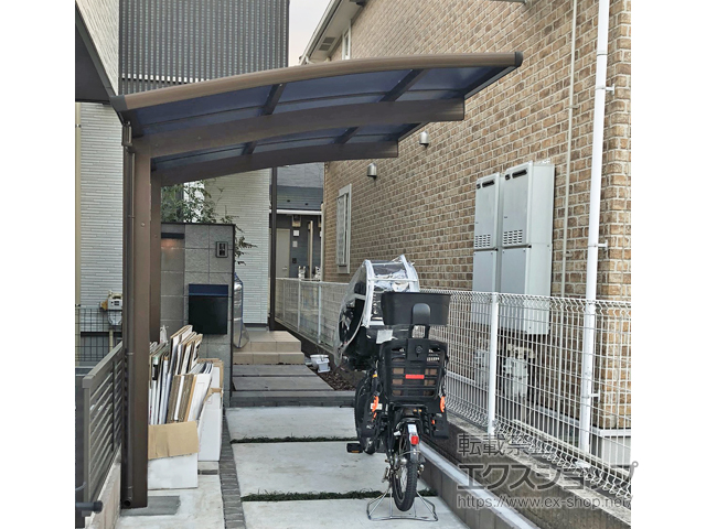 東京都日野市ののサイクルポート・駐輪場 プレシオスポート ミニ 積雪〜20cm対応 施工例