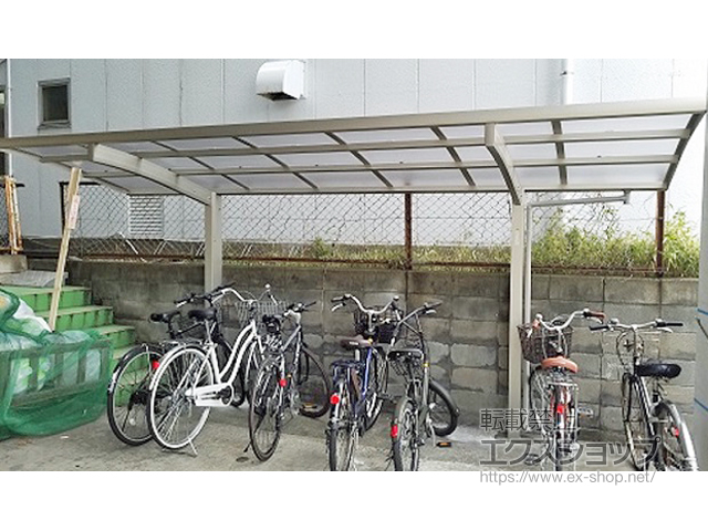 東京都大田区ののサイクルポート・駐輪場 レイナポートグランミニ 積雪〜20cm対応 施工例