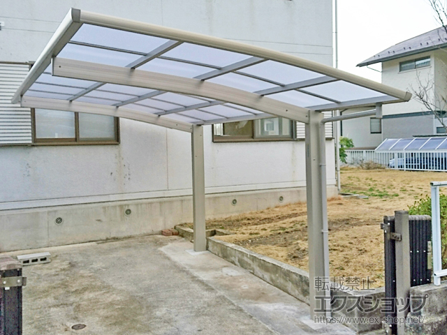 宮城県仙台市ののカーポート プレシオスポート 積雪〜20cm対応 施工例