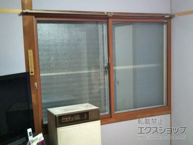 愛知県安城市のの二重窓（内窓） インプラス ダストバリア仕様 引違い窓 2枚建 施工例