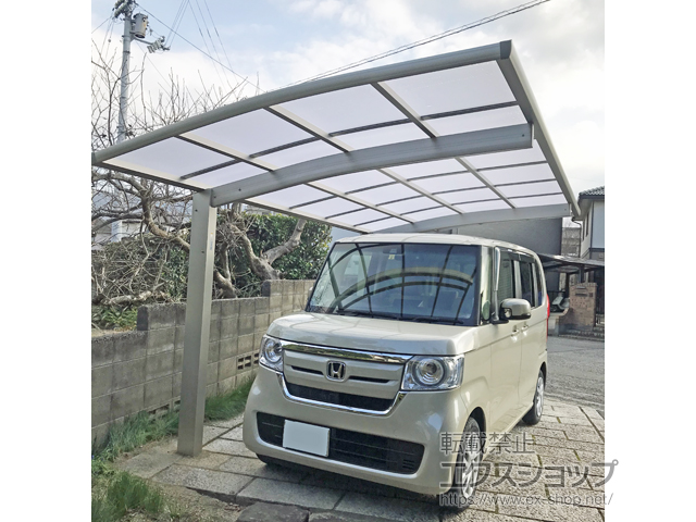 愛媛県伊予郡松前町ののカーポート プレシオスポート 積雪〜20cm対応 施工例