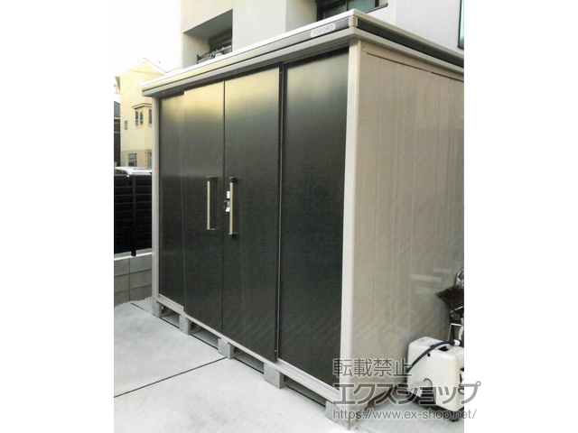 東京都大田区のの物置・屋外倉庫 エルモ 一般型 2920×2920×2356 LMD-2929H-SM 施工例
