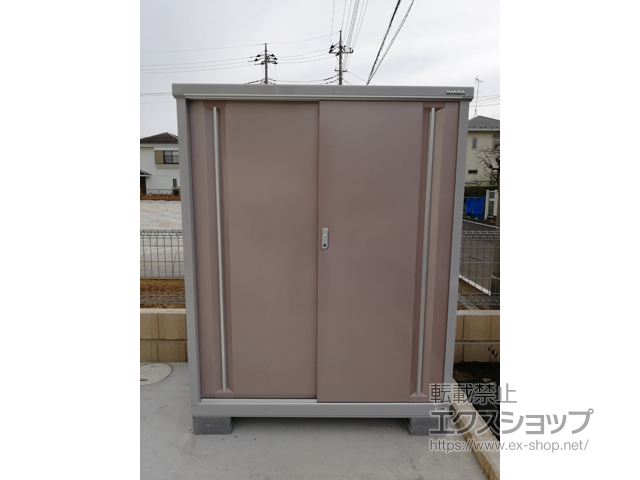 埼玉県ふじみ野市のの物置・屋外倉庫 シンプリー 一般型 ( MJX-137D-P-AR) 施工例