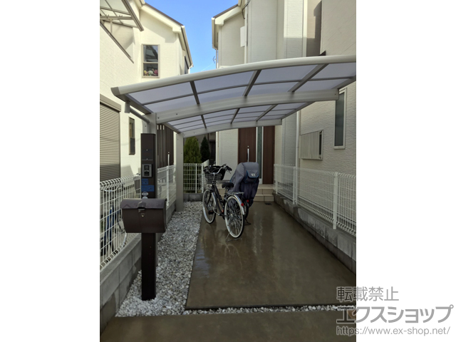 大阪府守口市ののカーポート プレシオスポート 積雪〜20cm対応 施工例