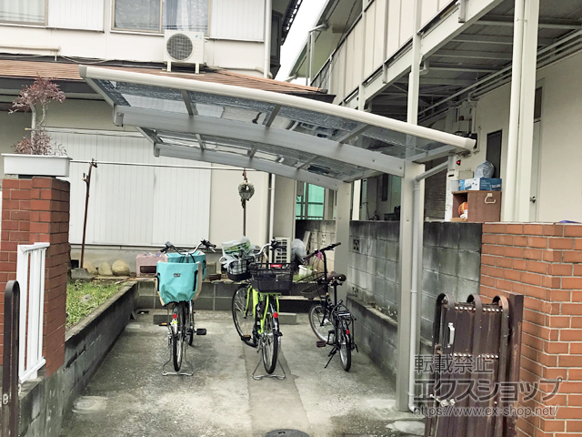 東京都板橋区ののカーポート プレシオスポート 積雪〜20cm対応 施工例