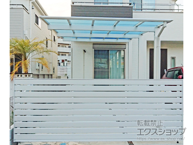 神奈川県横浜市ののカーポート スカイリード 片側支持 積雪30cm対応 施工例