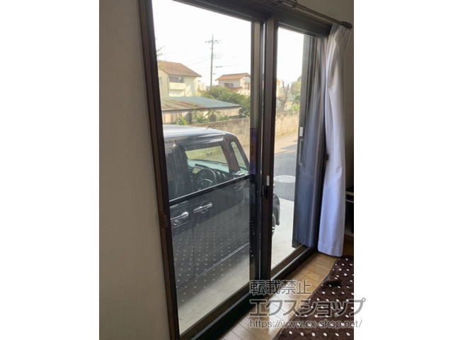 埼玉県春日部市のの二重窓（内窓） インプラス ダストバリア仕様 引違い窓 2枚建 施工例