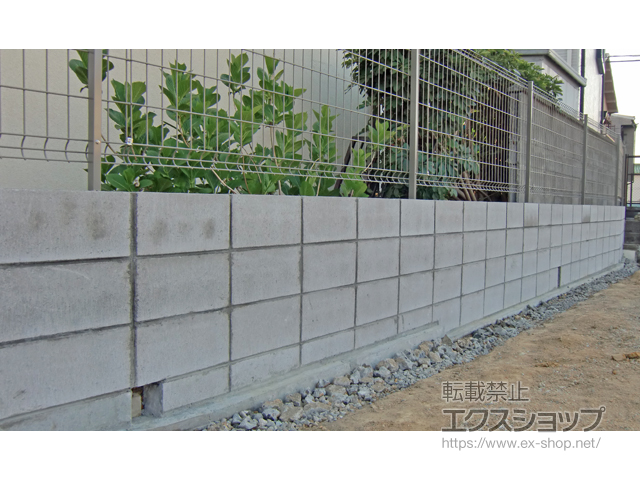 大阪府堺市ののフェンス・柵 ハイグリッドフェンスUF8型　フリーポールタイプ 施工例