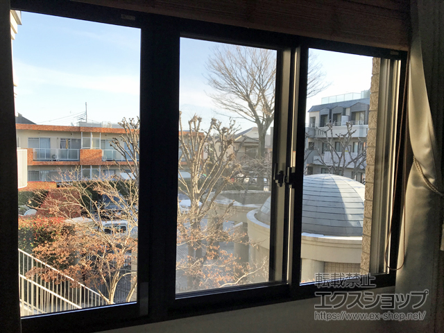 東京都杉並区のの二重窓（内窓） インプラス ダストバリア仕様 FIX窓 施工例