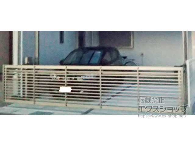 兵庫県加古川市ののカーゲート ワイドオーバードアS1型 電動式 施工例