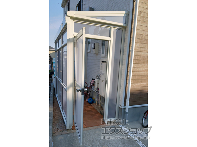 福岡県福岡市ののストックヤード スピーネストックヤード F型 パネルタイプ ヤード仕様 積雪〜20?対応 施工例