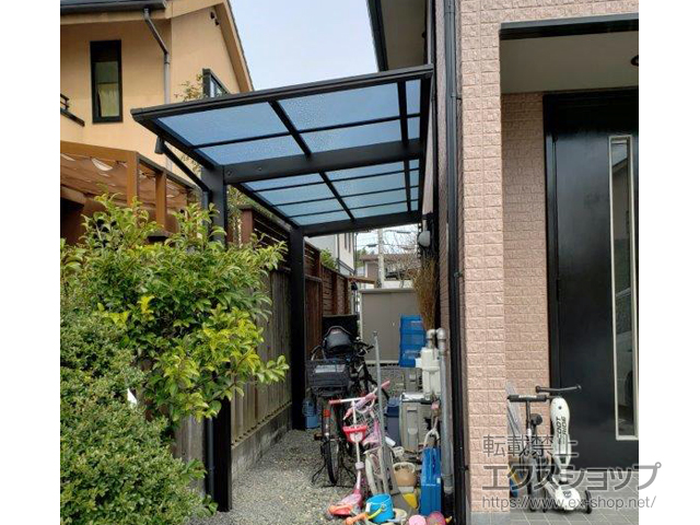 滋賀県大津市ののサイクルポート・駐輪場 エフルージュグランミニ 積雪〜20cm対応 施工例