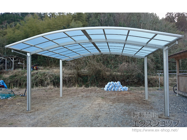 宮崎県東臼杵郡美郷町ののカーポート レイナツインポートグラン　積雪〜20cm対応 施工例