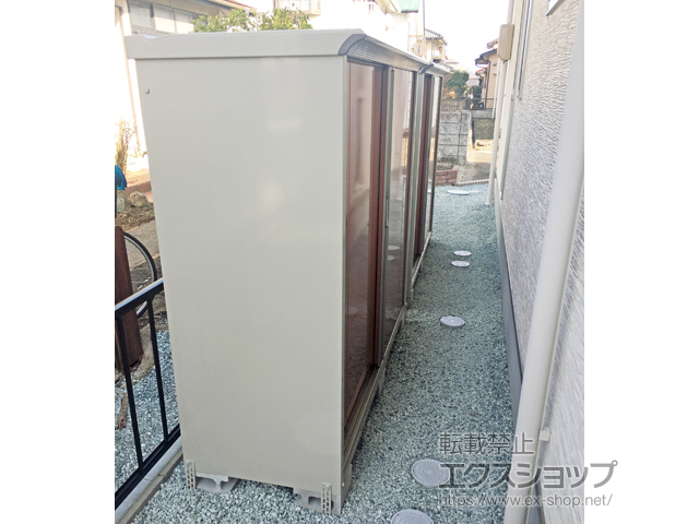 宮城県仙台市のの物置・屋外倉庫 グランプレステージジャンプ 1879×650×1600 GP-196B-F-【TR】 施工例