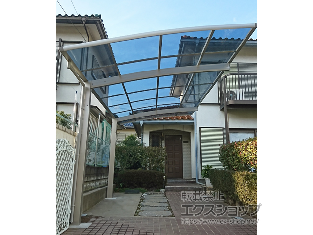 埼玉県所沢市ののカーポート プレシオスポート 積雪〜20cm対応 施工例