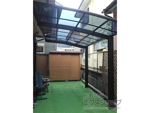 神奈川県小田原市ののカーポート プレシオスポート 積雪〜20cm対応 施工例