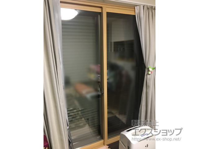 神奈川県座間市のの二重窓（内窓） プラマードU 浴室 引違い ユニットバス納まり 額縁下補強材無し 施工例