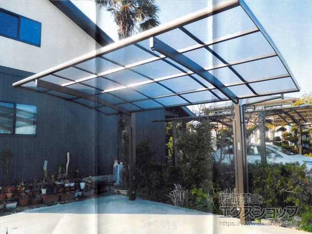 静岡県磐田市ののカーポート レイナポートグラン　積雪〜20cm対応 施工例