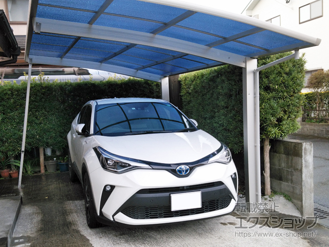 鹿児島県指宿市ののカーポート プレシオスポート 積雪〜20cm対応 施工例