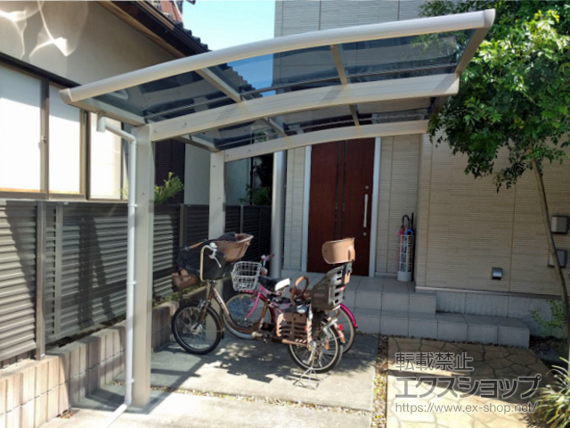 埼玉県さいたま市ののサイクルポート・駐輪場 プレシオスポート ミニ 積雪〜20cm対応 施工例