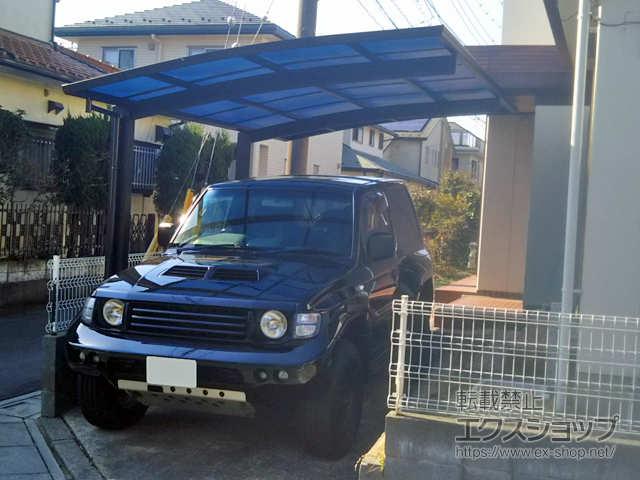 埼玉県春日部市ののカーポート プレシオスポート 積雪〜20cm対応 施工例