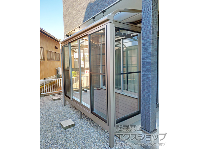 静岡県周智郡森町のの玄関ドア サニージュ R型 床納まり ランマ無 積雪〜20cm対応 施工例