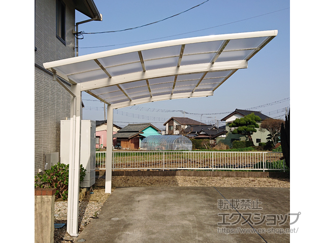 茨城県ひたちなか市ののカーポート レイナポートグラン　積雪〜20cm対応 施工例