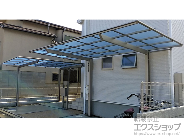 香川県高松市ののカーポート ネスカF (フラットスタイル) 積雪〜20cm対応 施工例