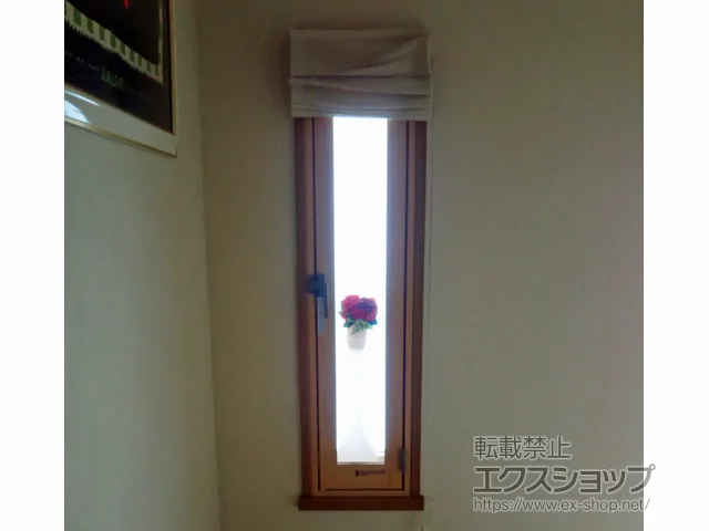 三重県四日市市のLIXIL リクシル（トステム）の内窓（二重窓・二重サッシ） インプラス ダストバリア仕様 開き窓 外観左吊元 施工例