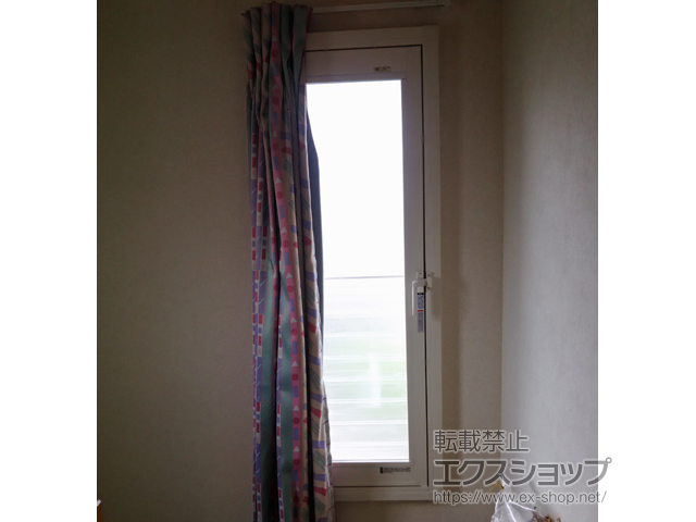 三重県四日市市のの二重窓（内窓） インプラス ダストバリア仕様 開き窓 外観右吊元 施工例