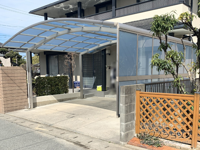 佐賀県佐賀市ののカーポート レイナツインポートグラン　積雪〜20cm対応 施工例