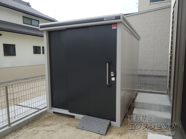 愛媛県松山市のの物置・屋外倉庫 エルモ 一般型 (LMD-1829） 施工例