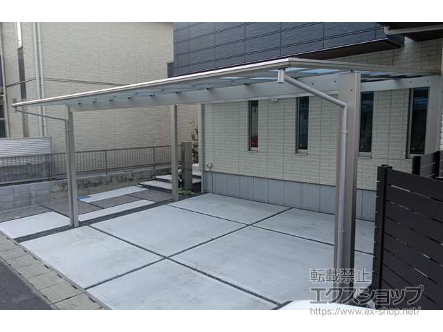 鹿児島県鹿児島市ののカーポート エフルージュ ツイン 積雪〜20cm対応 施工例