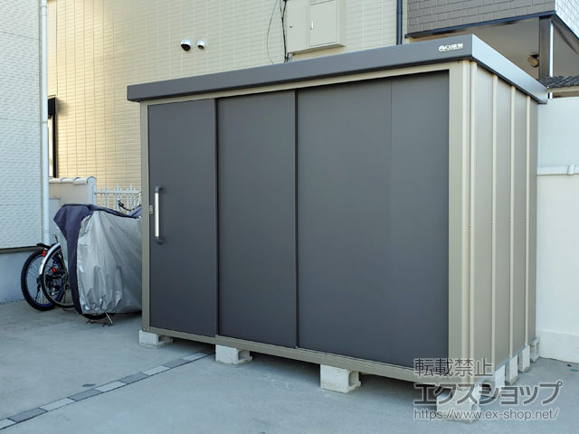 埼玉県さいたま市のの物置・屋外倉庫 エスケーエイト SK8-130 一般型 2600×1600×1940 SK8-130-GK 施工例