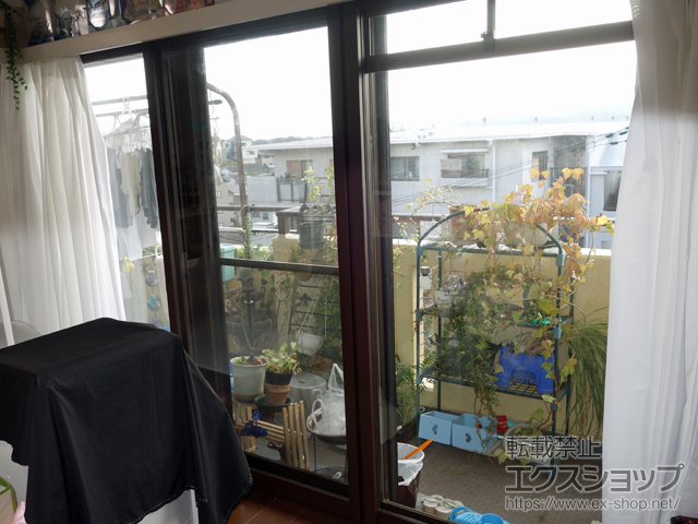 奈良県奈良市のの二重窓（内窓） インプラス 引違い窓 3枚建（外内内仕様） 施工例