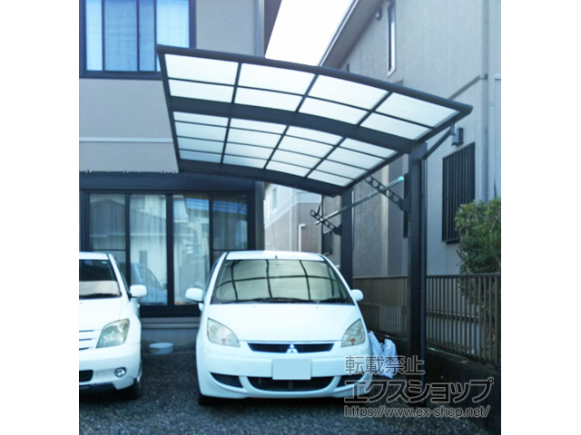 三重県名張市ののカーポート プレシオスポート 積雪〜20cm対応 施工例