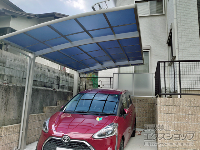 大阪府泉南市ののカーポート レイナポートグラン　積雪〜20cm対応 施工例