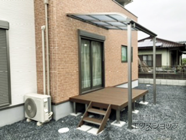 福岡県宮若市ののウッドデッキ マージウッドデッキ 施工例