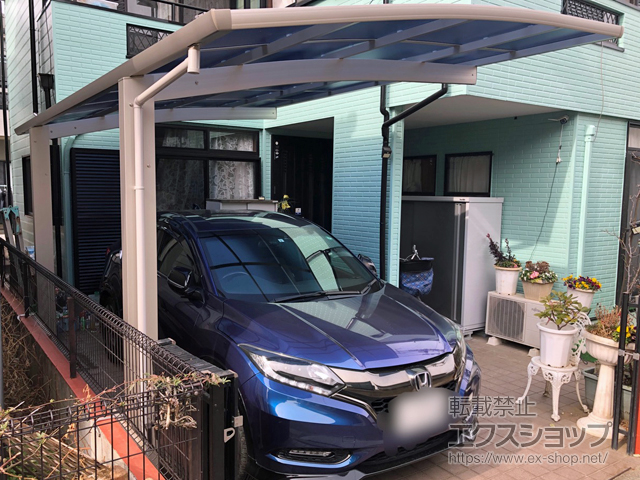 埼玉県川越市ののカーポート プレシオスポート 積雪〜20cm対応 施工例