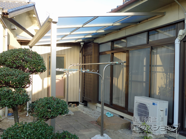 愛知県大府市ののテラス屋根 ソラリア F型 テラスタイプ 単体 積雪〜20cm対応 施工例