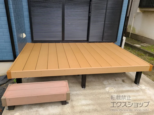 千葉県市原市のYKKAPのウッドデッキ リウッドデッキ 200 施工例