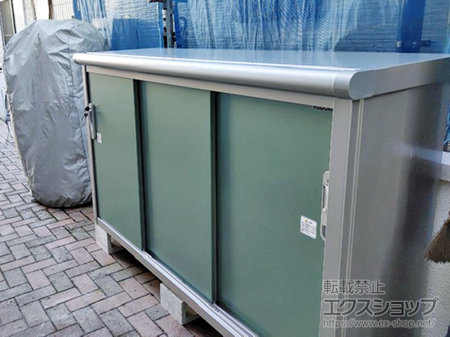 東京都江戸川区のの物置・屋外倉庫 エスモ 一般型 1797×520×1101 ESE-1805Y-EG 施工例