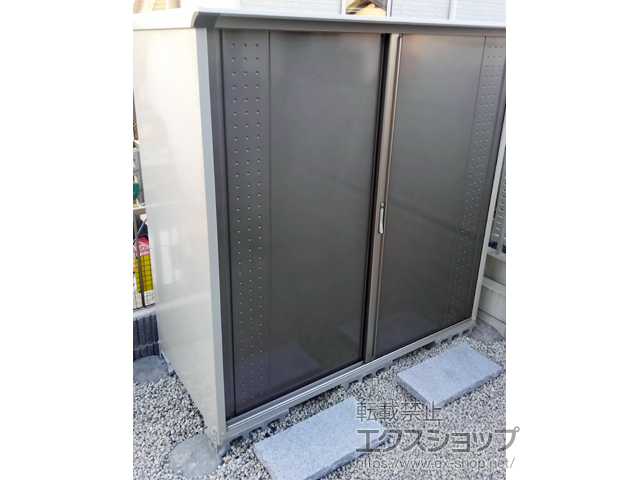 岐阜県瑞浪市のの物置・屋外倉庫 グランプレステージジャンプ 1879×900×1900（GP-199A-F） GP-199A-F-CB 施工例