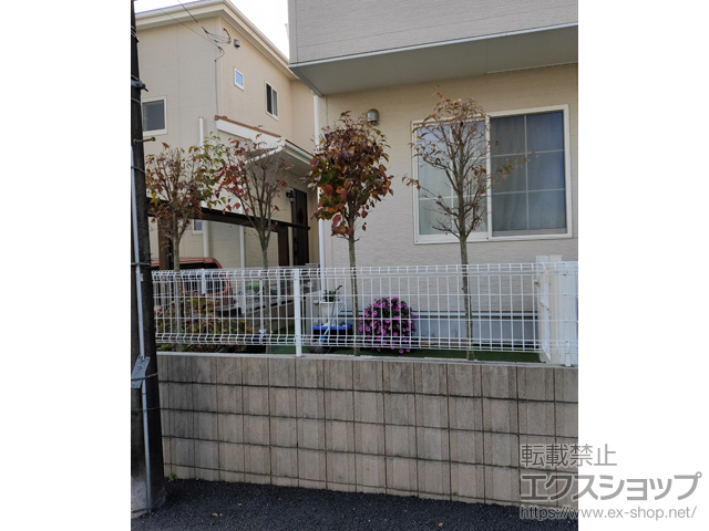 埼玉県さいたま市ののフェンス・柵 イーネットフェンス 3F型 施工例