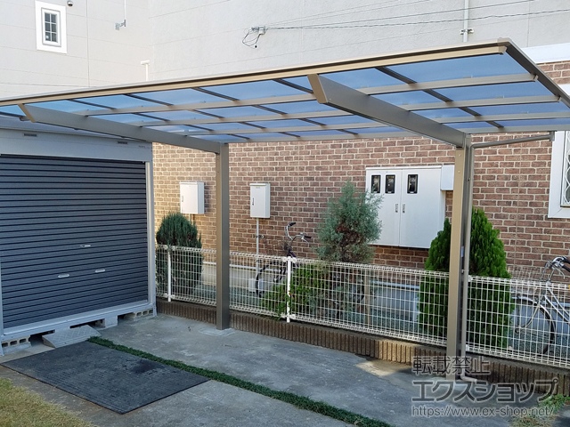 神奈川県高座郡寒川町ののカーポート ソリッドポート 積雪〜20cm対応 施工例