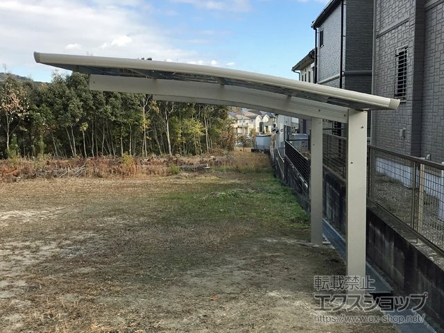 愛知県岡崎市ののカーポート プレシオスポート 積雪〜20cm対応 施工例