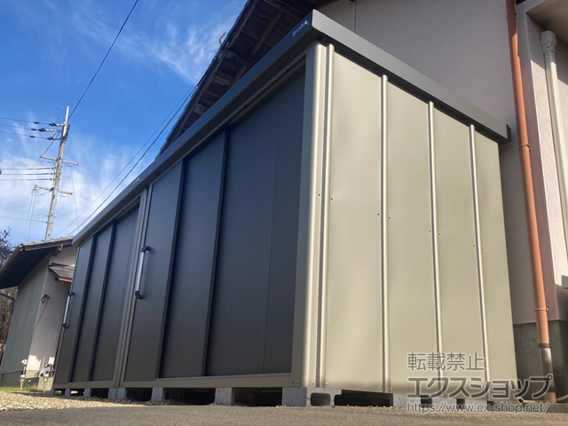 大阪府富田林市のの物置・屋外倉庫 エスケーエイト SK8-130 一般型 2600×1600×1940 SK8-130-GK 施工例