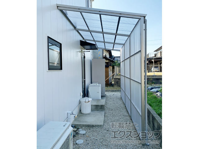 福岡県糟屋郡久山町ののストックヤード ストックヤードII オープンタイプ 積雪〜20cm対応 施工例