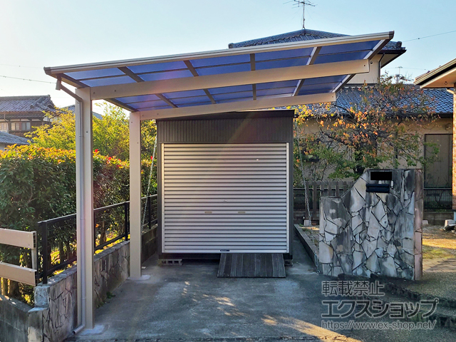 熊本県熊本市ののカーポート エフルージュグラン　積雪〜20cm対応 施工例